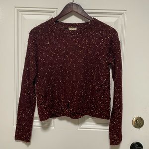 Maroon sweater